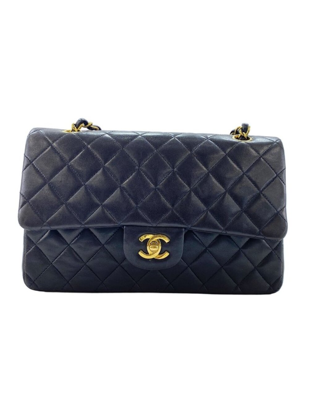 Chanel Shoulder Bag Lambskin Quilted 25